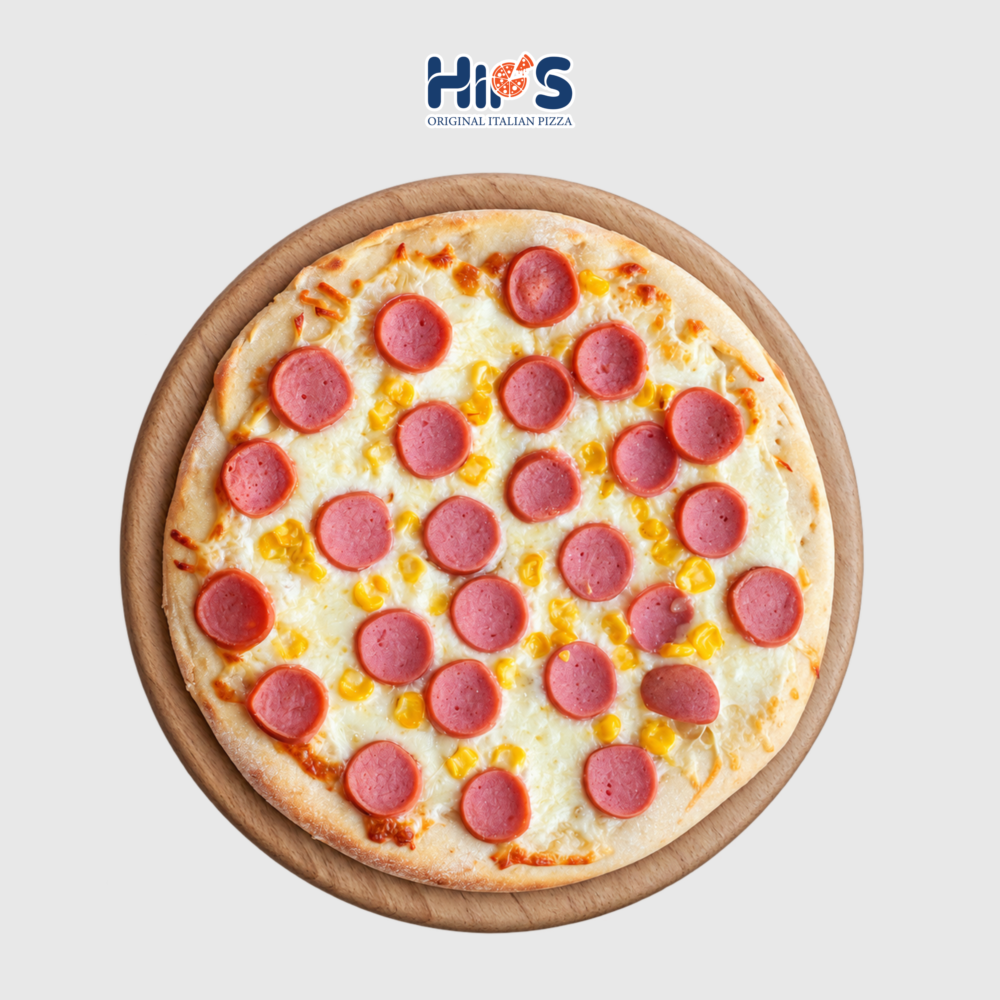 Pizza xúc xích ngô